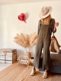 Sac cabas bohème lin et cuir Carlos Arthémis – Taille unique