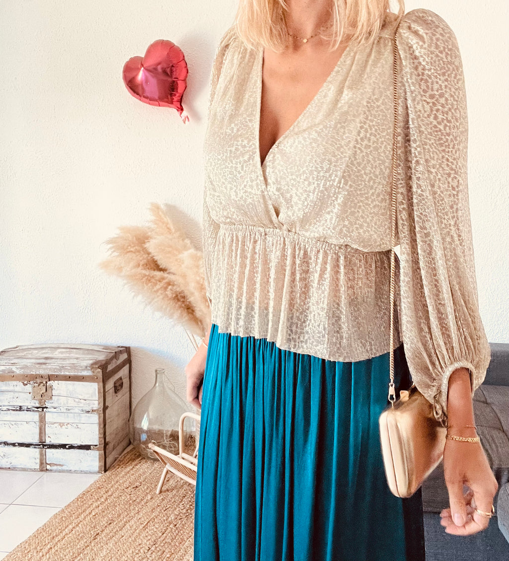 Top ba&sh Gold – Taille 1