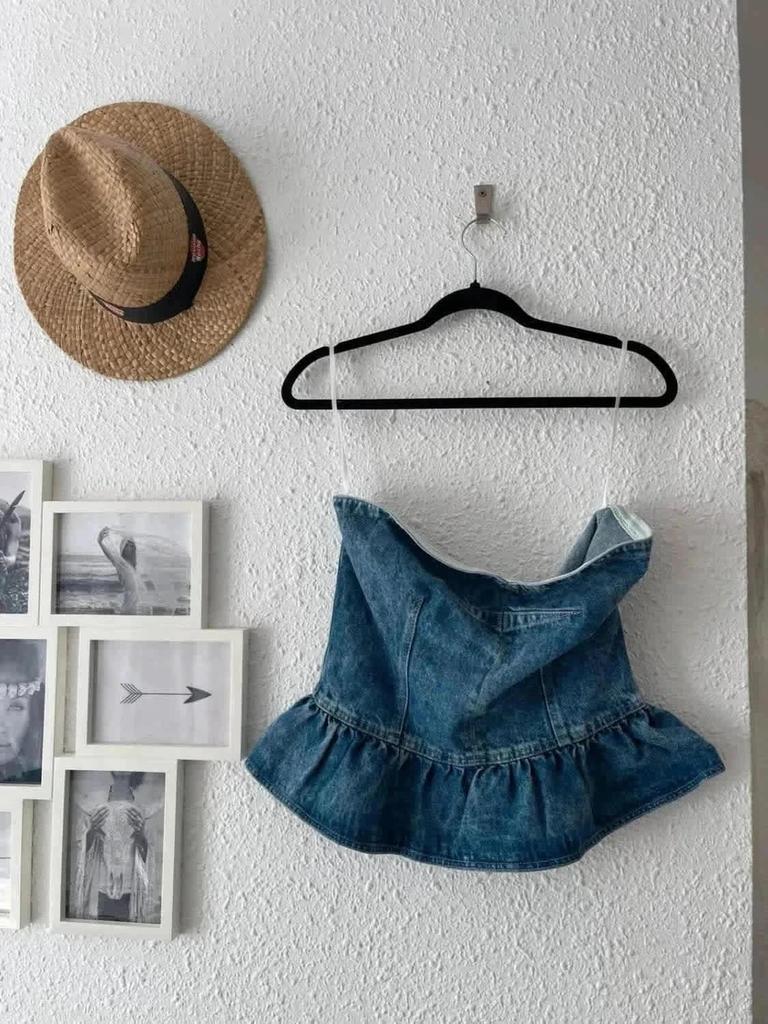 Top bustier denim Isabel Marant Étoile – Taille 40