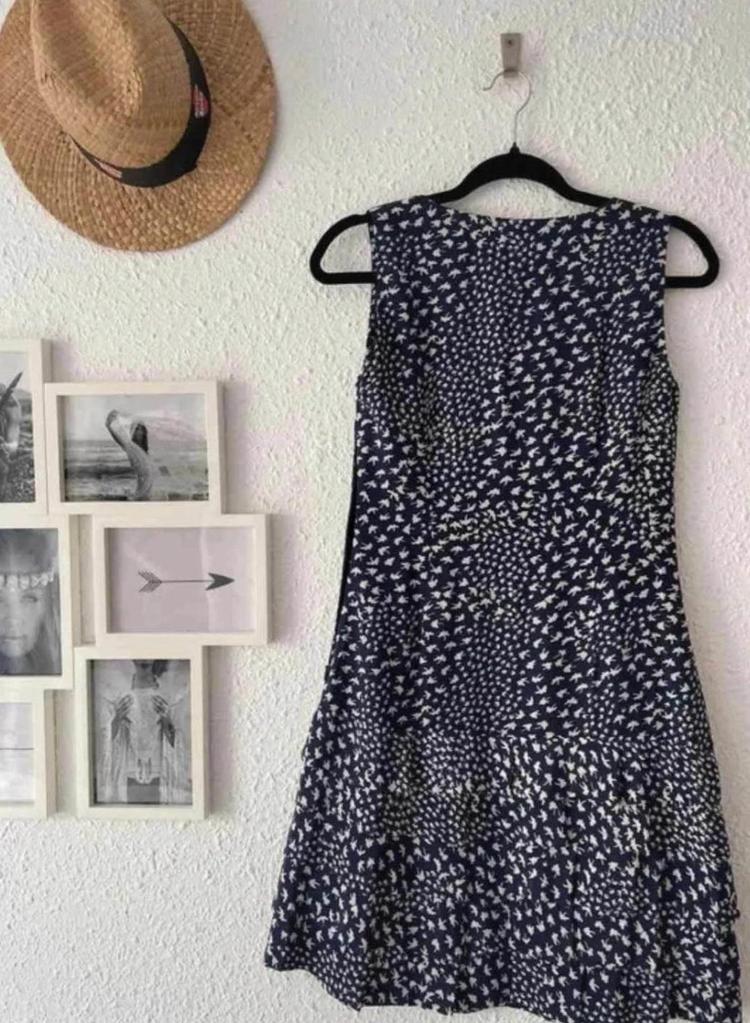 Robe bleu marine La Fée Maraboutée – Taille 36 -b-250811-4112