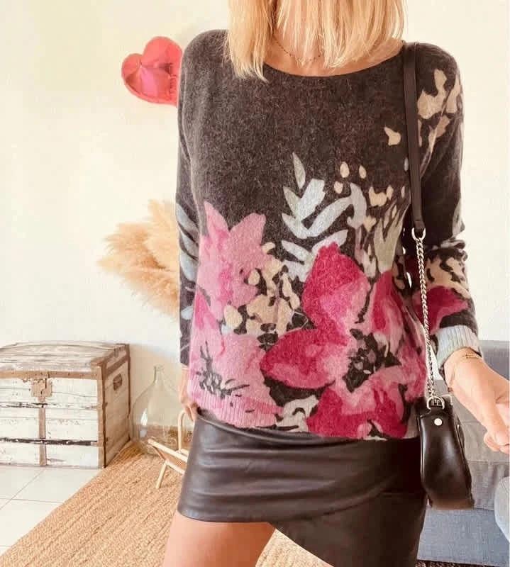 Pull Gerard Darel imprimé – Taille 36/38 - B-260411-4417