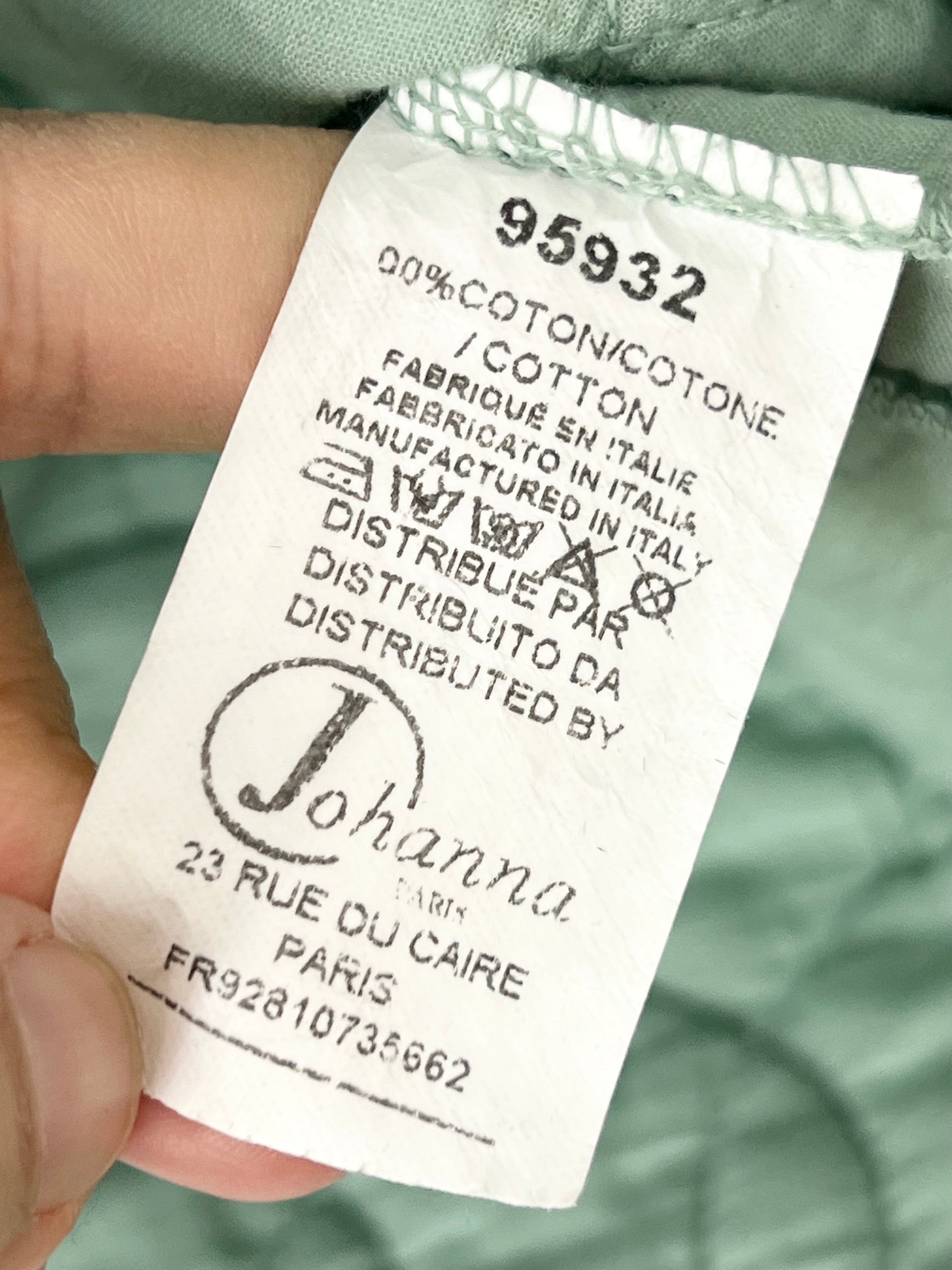 Gilet matelassé sans manches vert sauge Johanna Paris – Taille 38