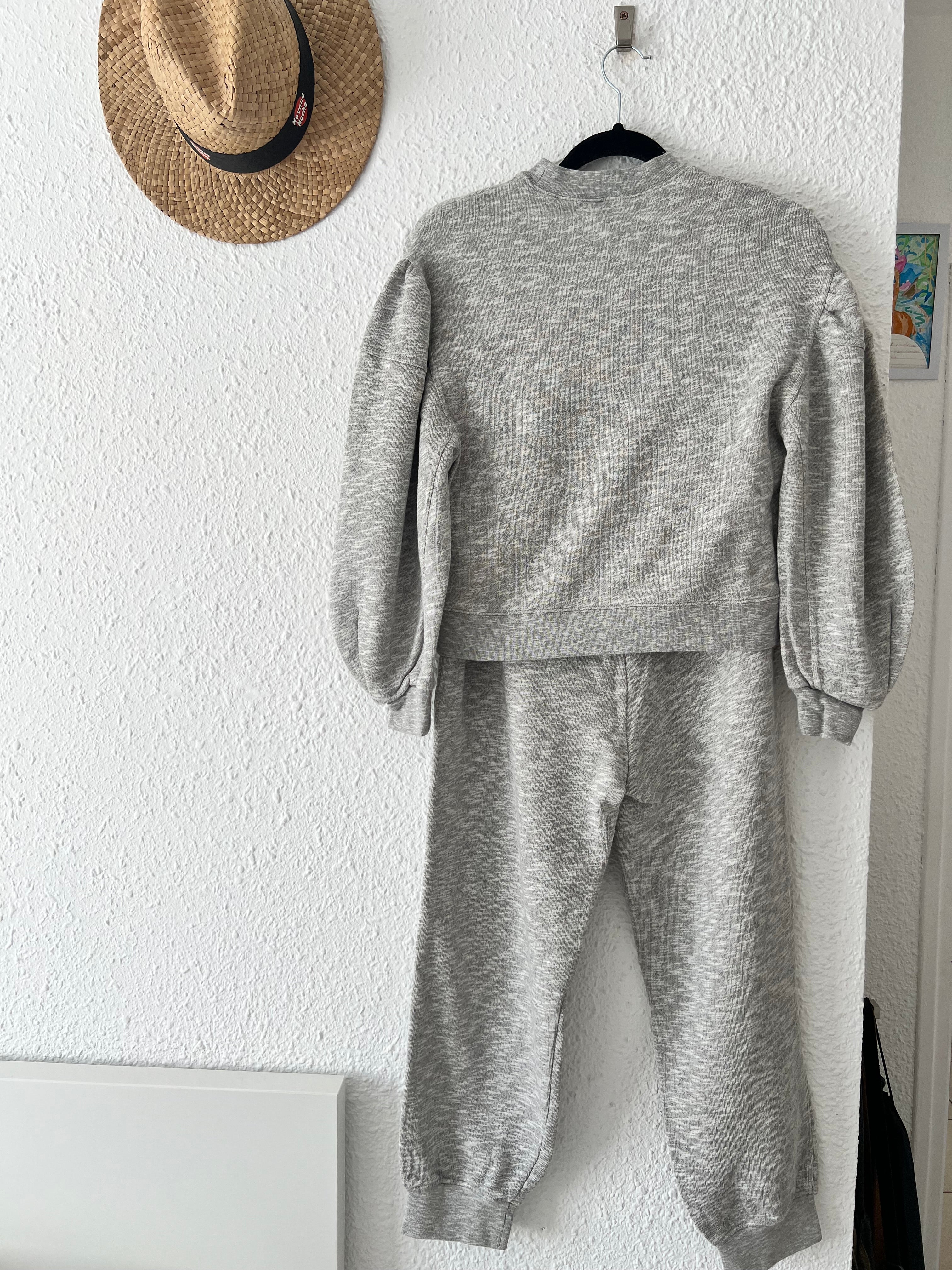 Ensemble sweat et jogger gris chiné Ulla Johnson – Taille S