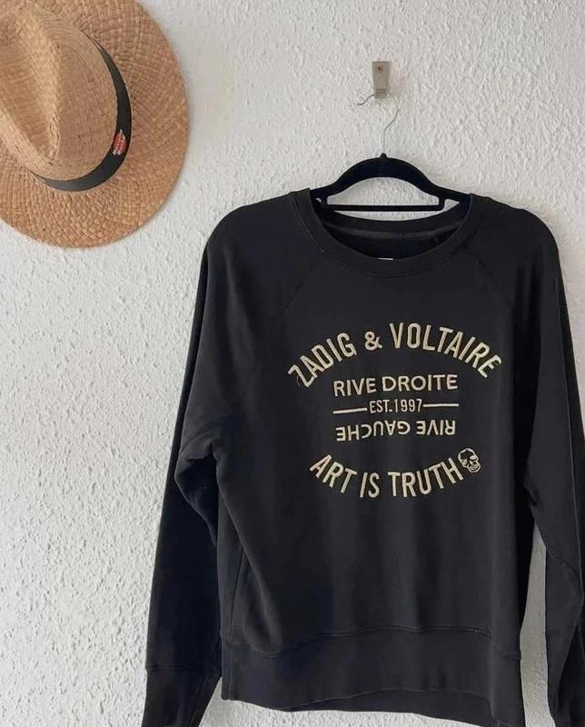 Sweat Zadig & Voltaire Walky brodé noir – Taille 38