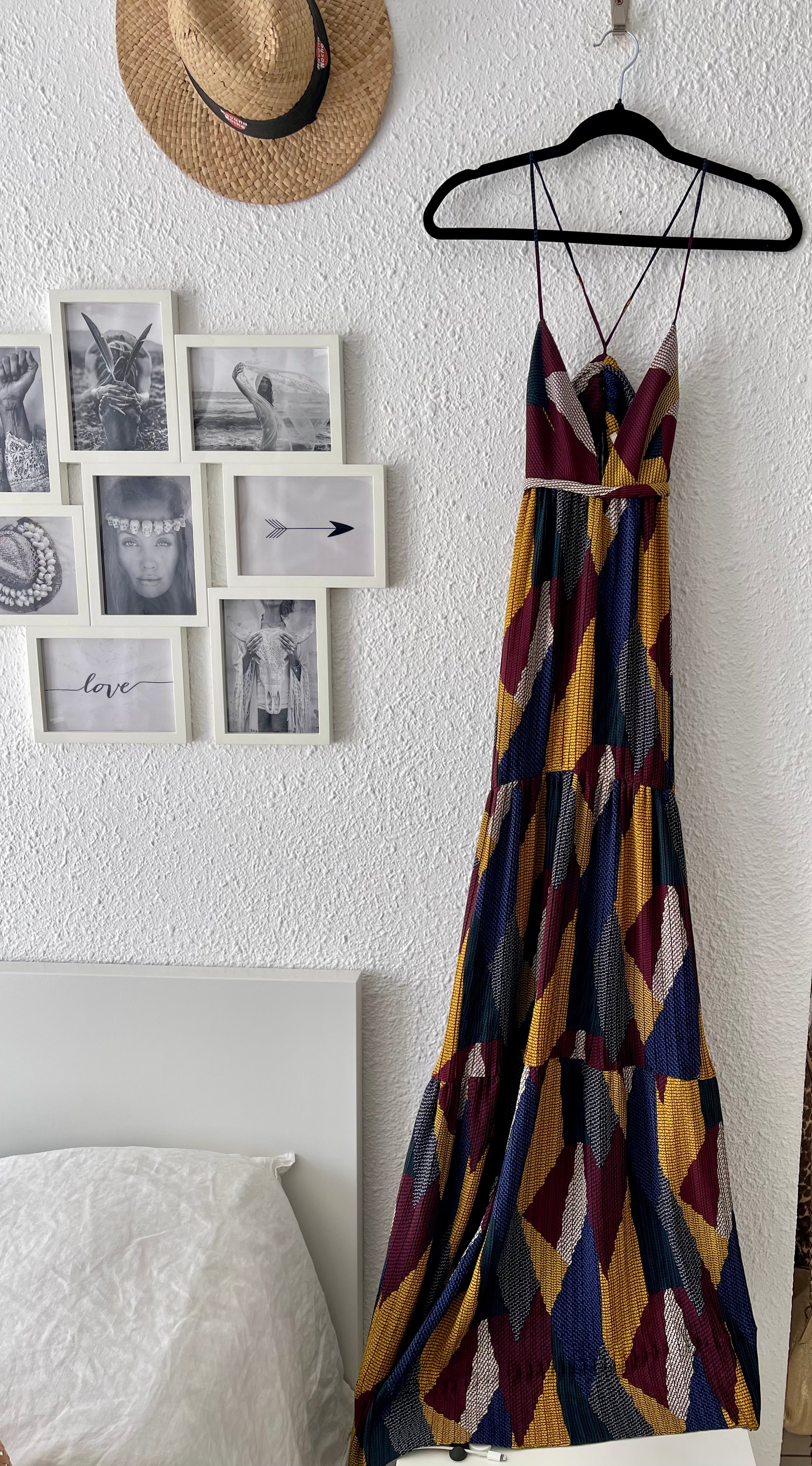 Robe longue multicolore ba&sh – Taille 0
