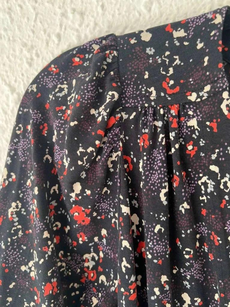 Robe Sessùn imprimée cache-cœur - Taille38/40 -b-260209-4340