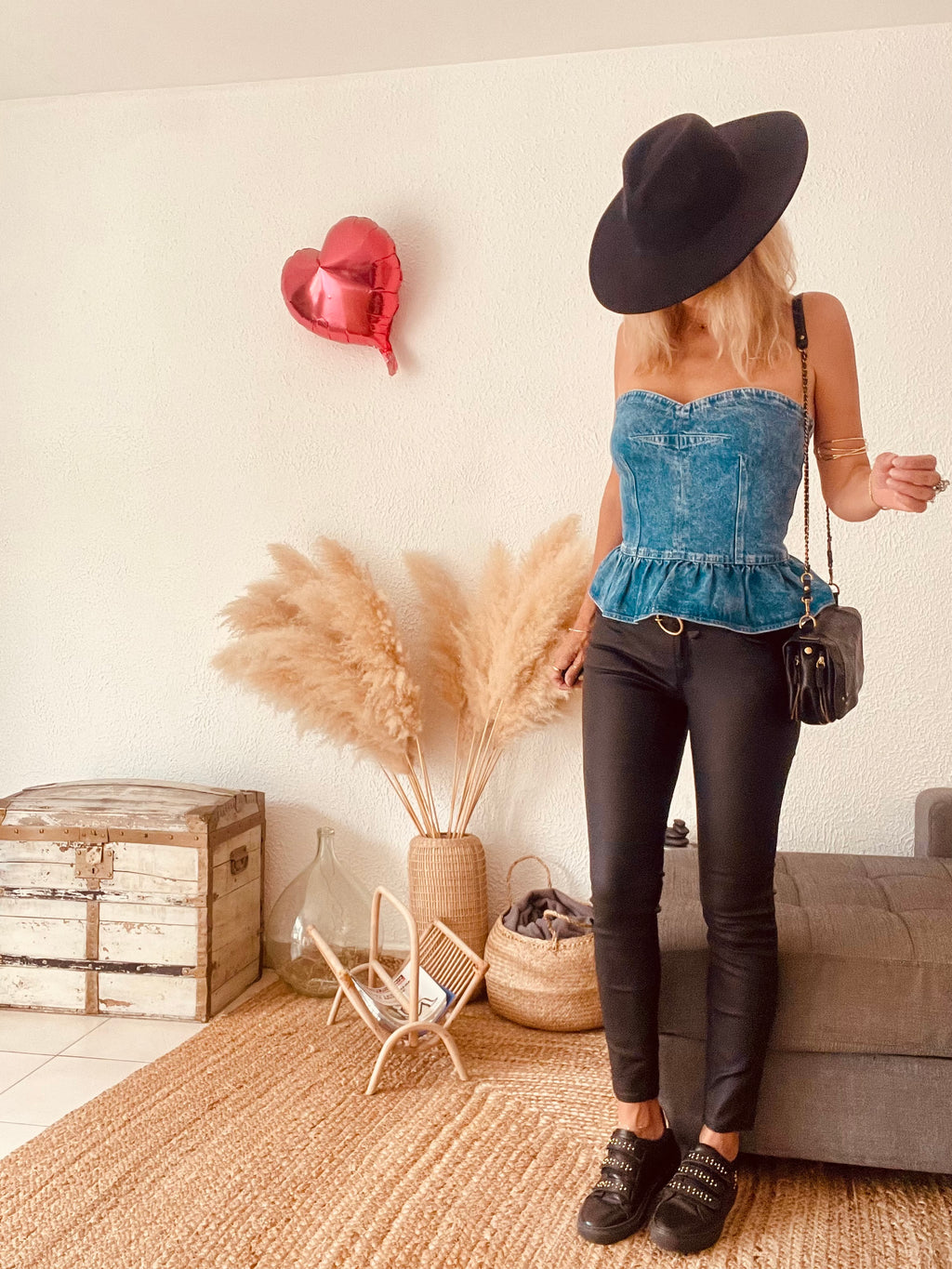 Top bustier denim Isabel Marant Étoile