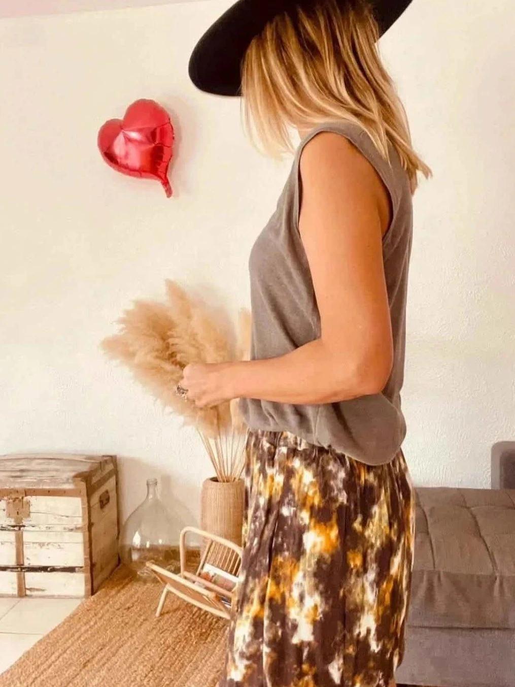 Top sans manches en lin Zapa – Taille 38