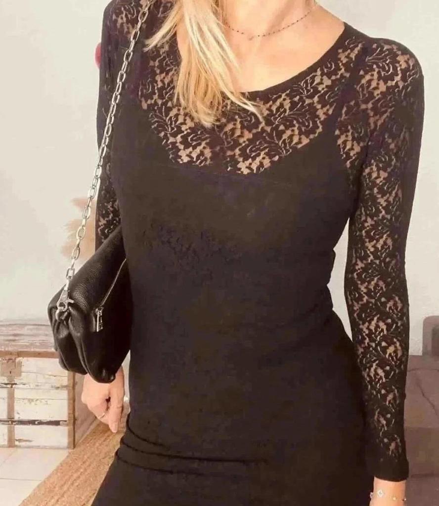 Robe longue noire Irie – Taille S - B-231001-2516
