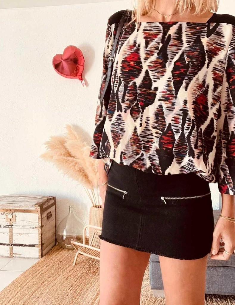 Blouse imprimée Gérard Darel – Taille 42