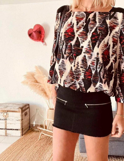 Blouse imprimée Gérard Darel – Taille 42