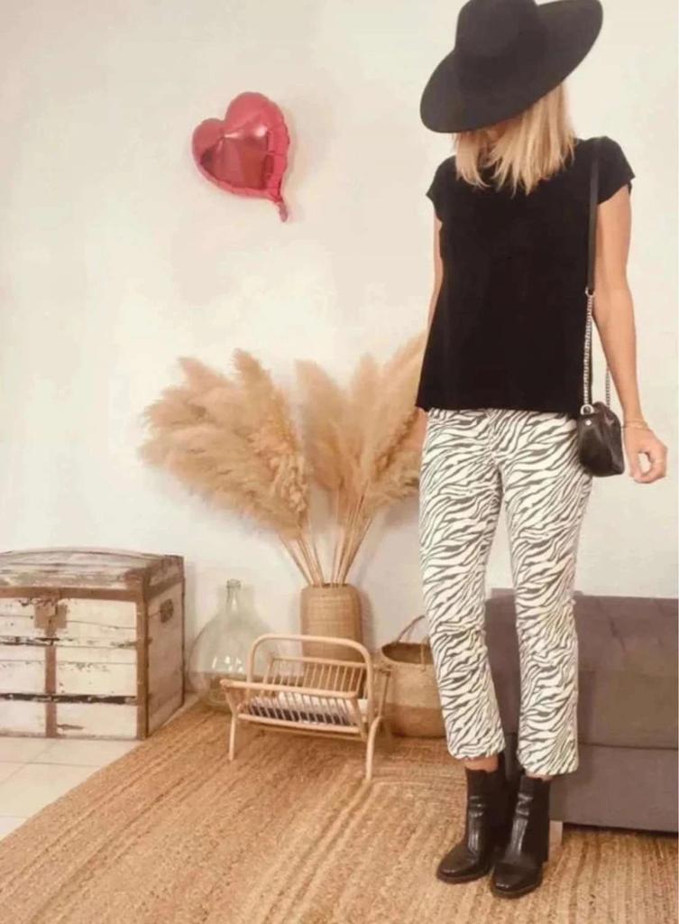 Pantalon Calzedonia zébré - Taille S- B-241208-3570
