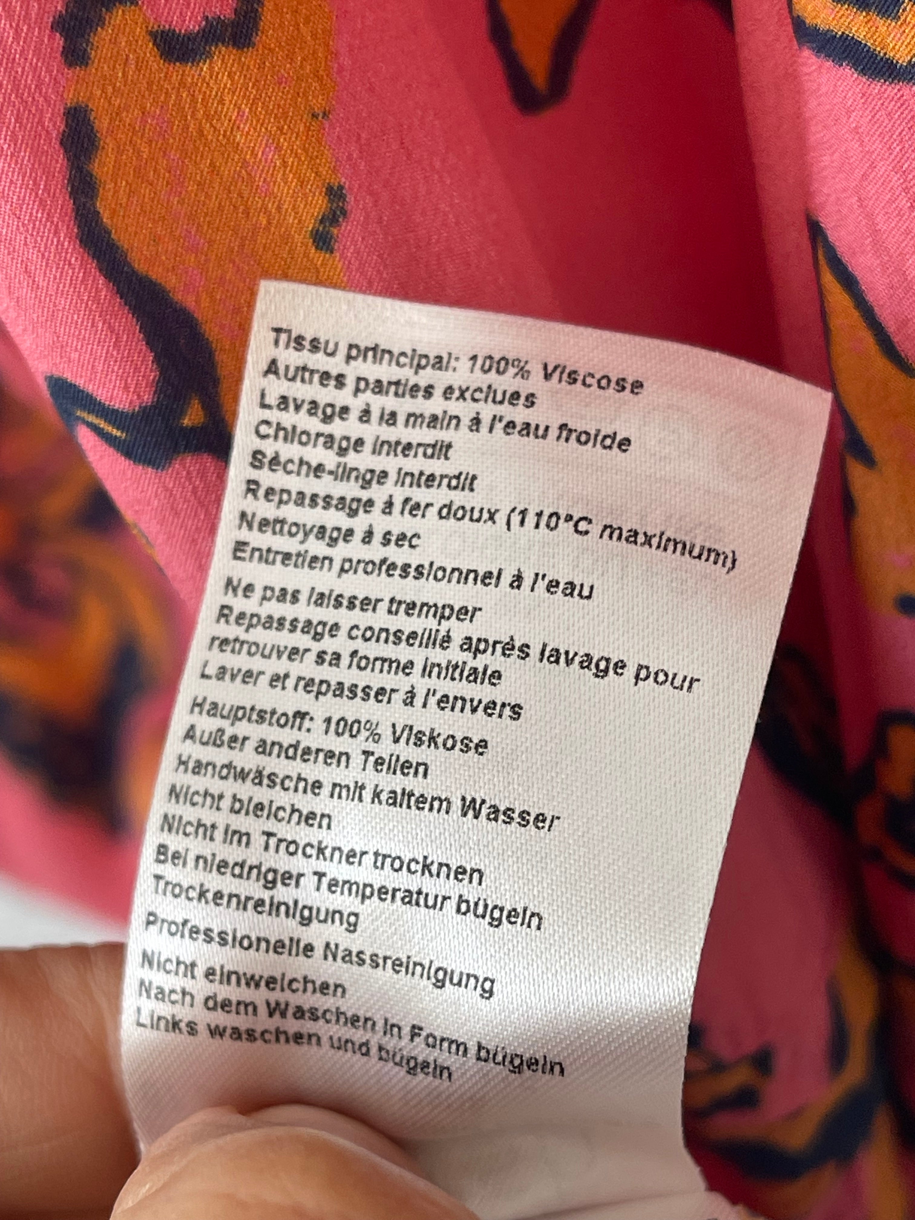 Robe fleurie bohème rose ba&sh – Taille 36