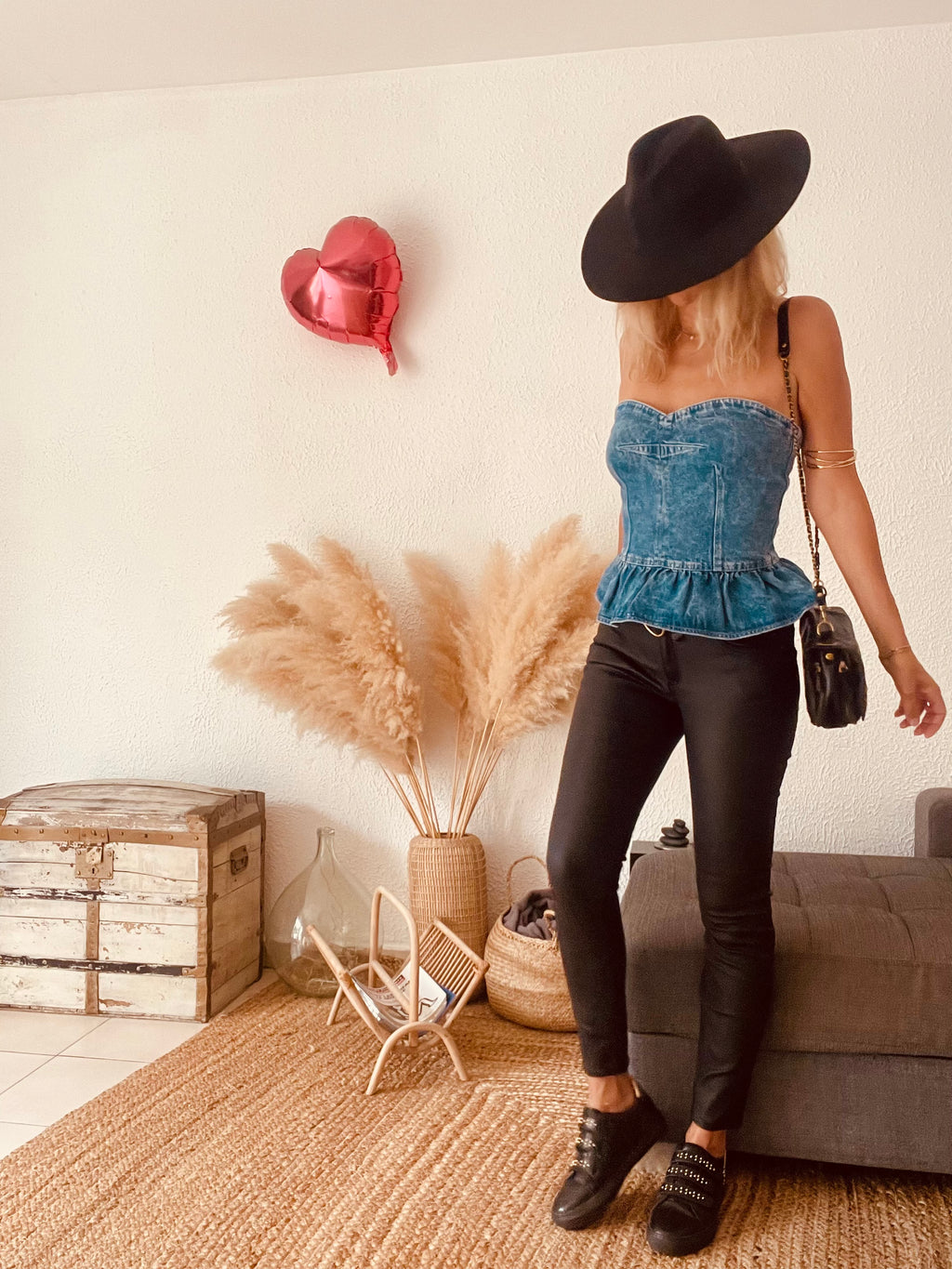 Top bustier denim Isabel Marant Étoile