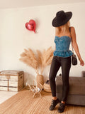 Top bustier denim Isabel Marant Étoile