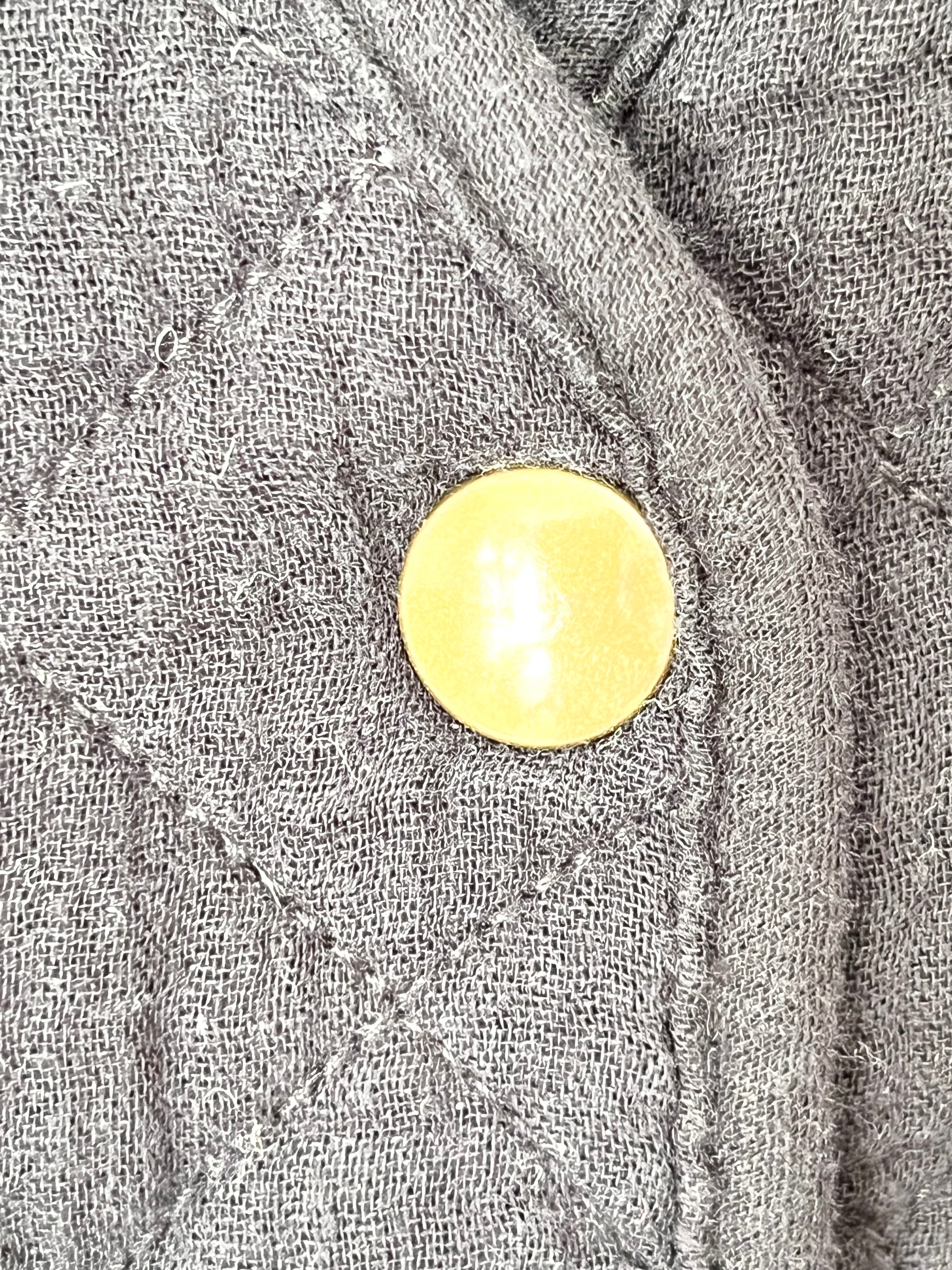 Veste matelassée col V noire seven/august – Taille S