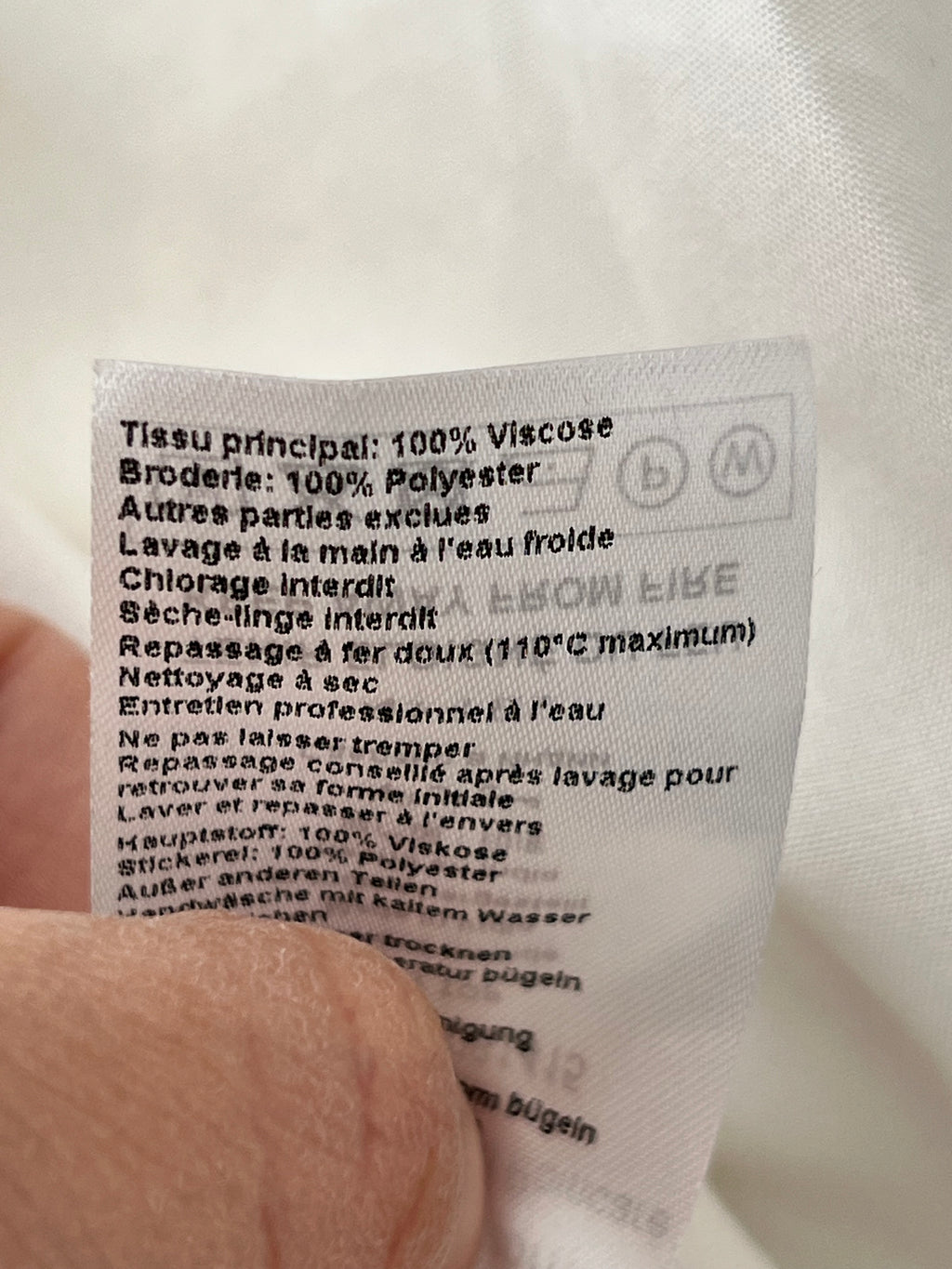 Blouse bohème oiseaux brodée ba&sh écru