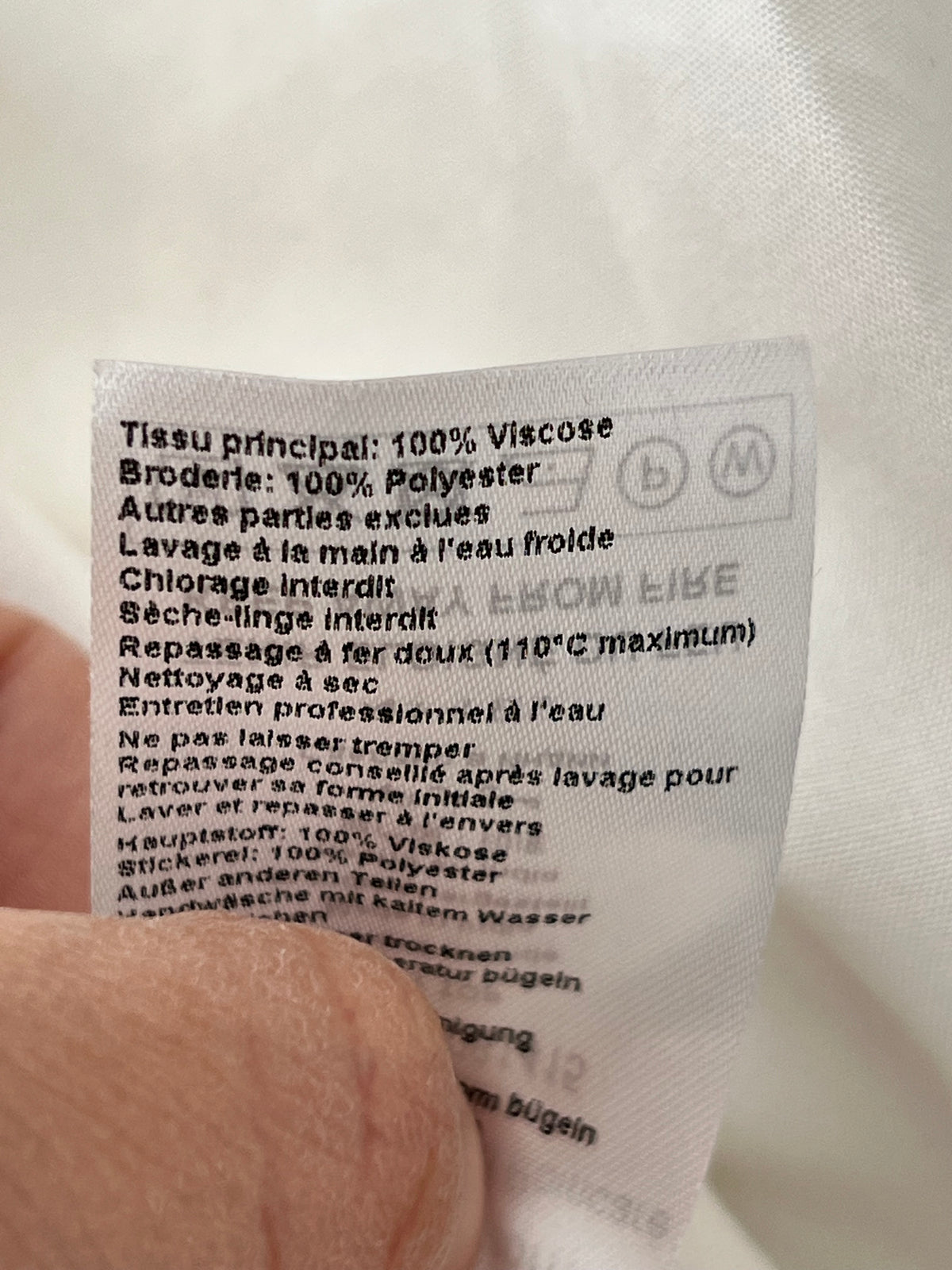 Blouse bohème oiseaux brodée ba&sh écru
