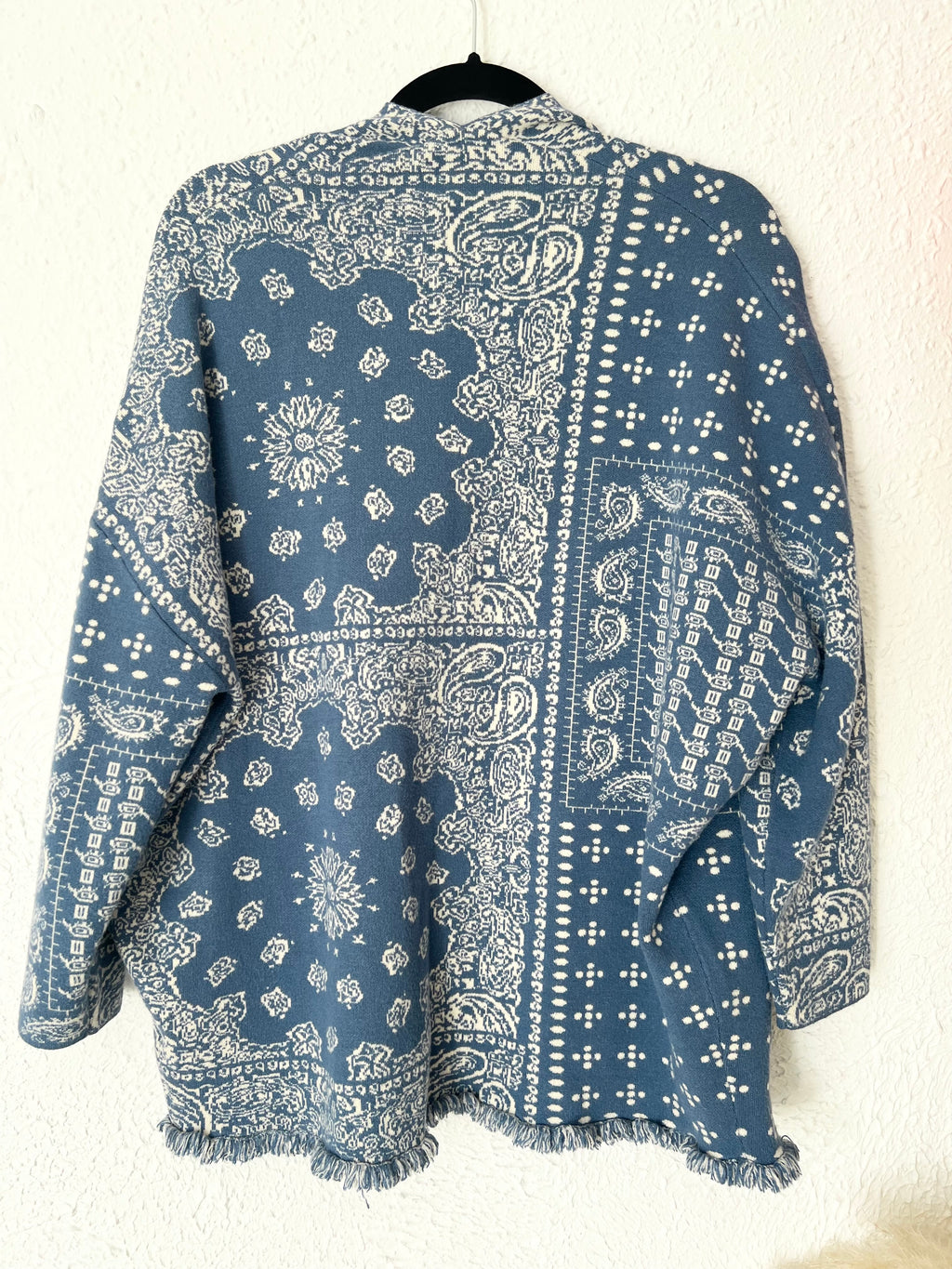 GILET MAILLE BANDANA BLEU ORFEO – Taille Unique