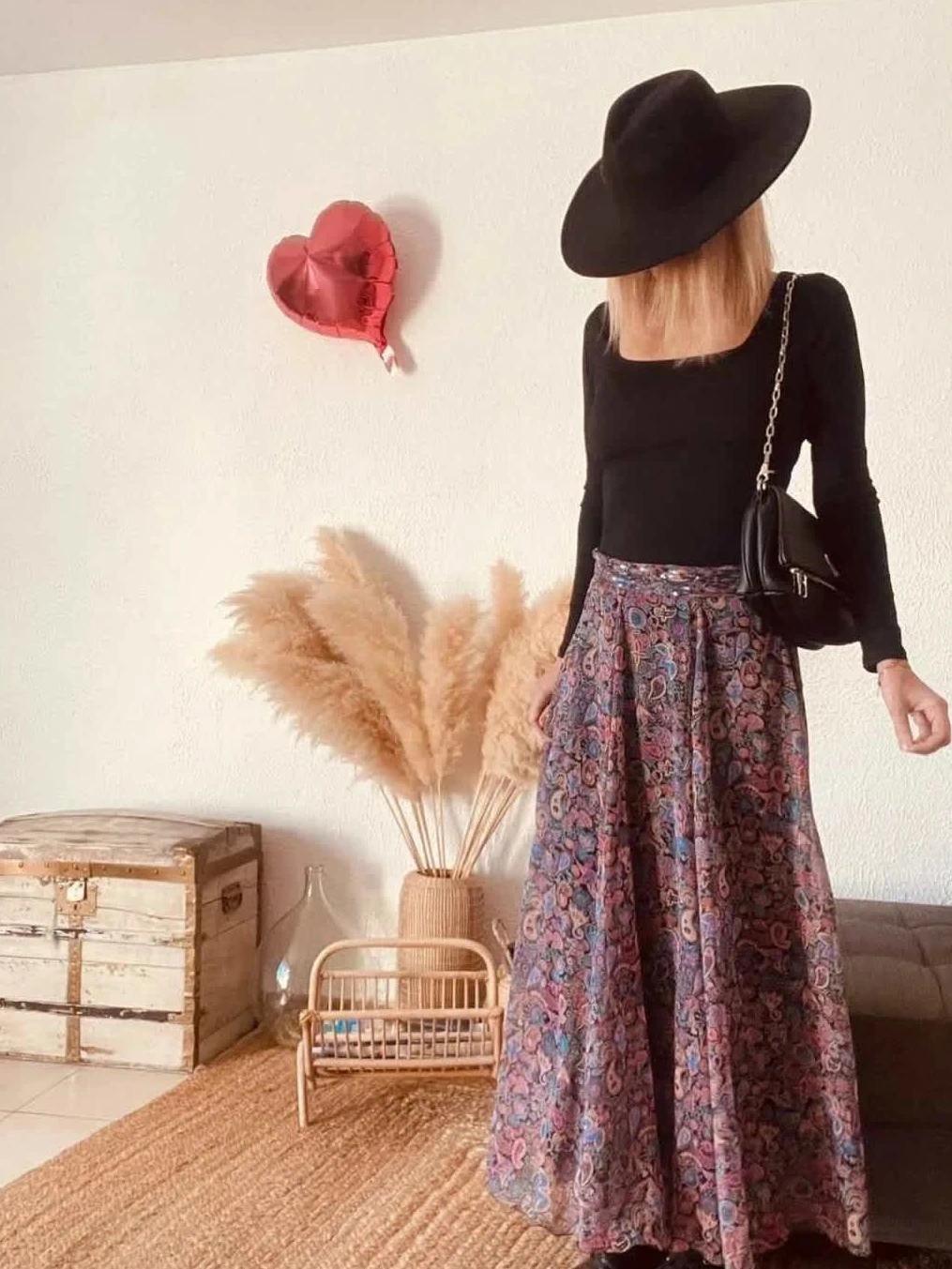 Jupe longue Zadig & Voltaire Joyo Mandala – T36