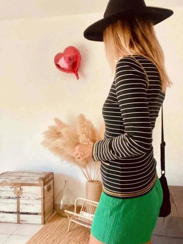 Gilet coton rayé Rodier – Taille S