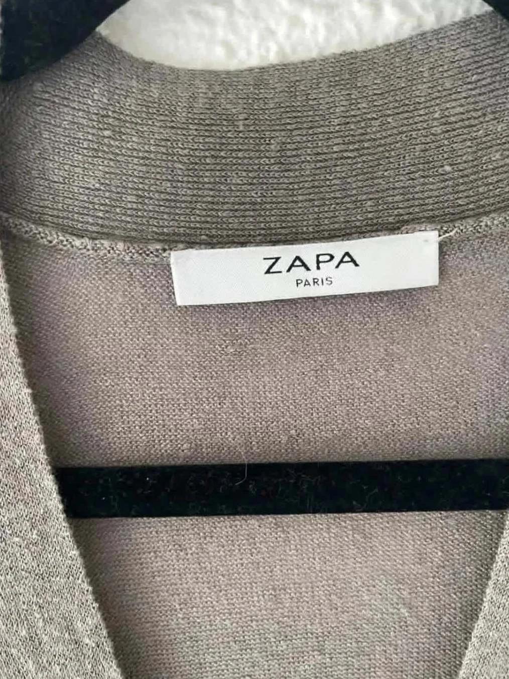 Top sans manches en lin Zapa – Taille 38
