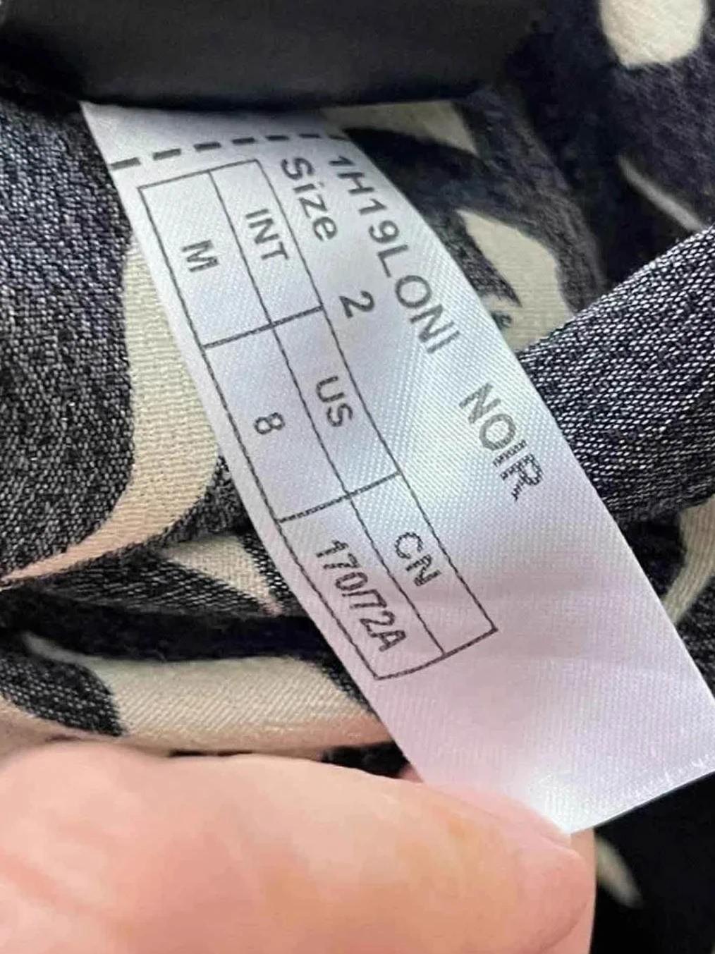 Combinaison ba&sh imprimée noir & écru – Taille 2 - 38