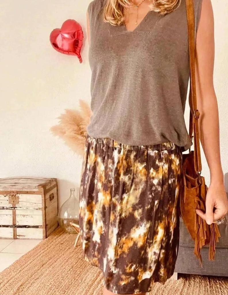 Top sans manches en lin Zapa – Taille 38