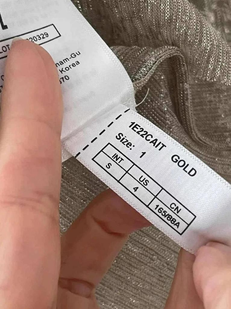 Top ba&sh Gold – Taille 1