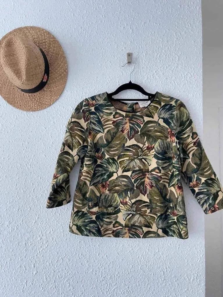 Haut Sézane imprimé feuillage – Taille 36 - B-260116-4343