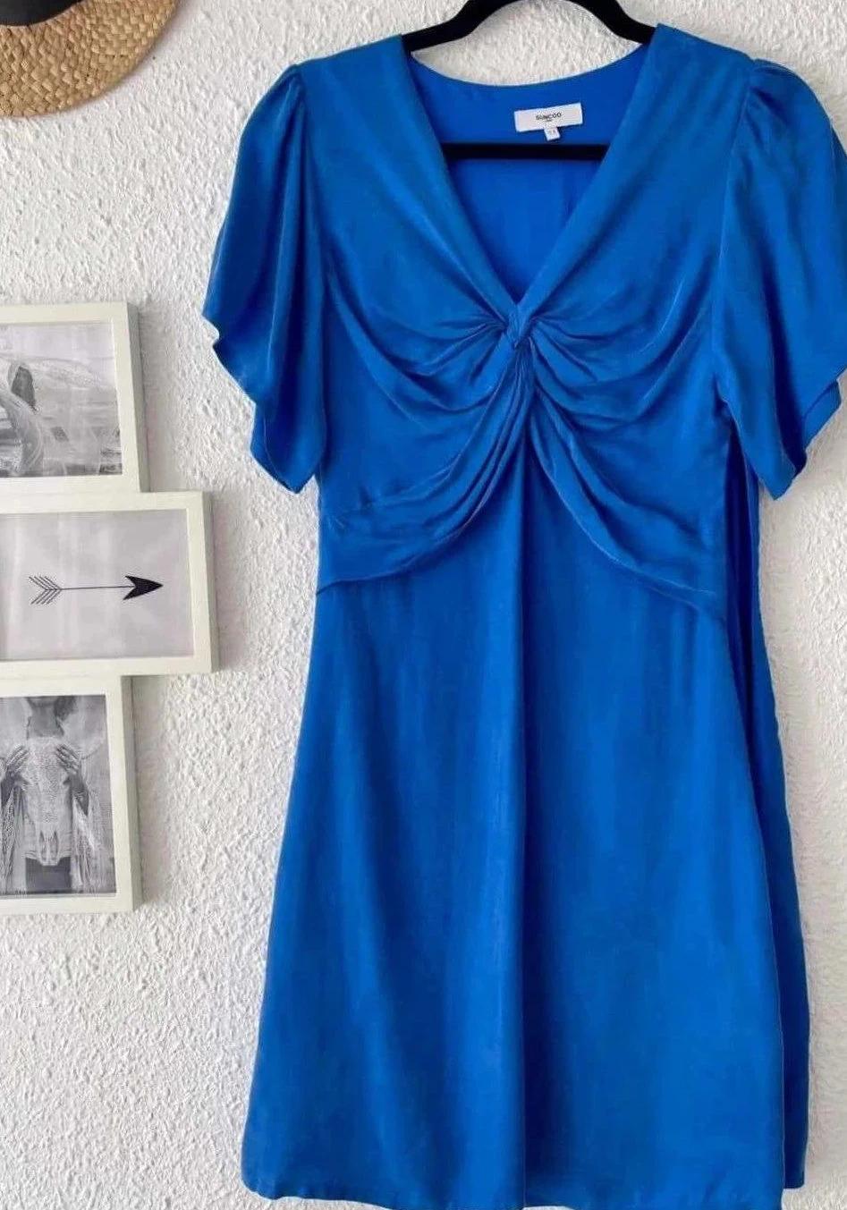Robe courte bleue Suncoo Paris - Taille 1