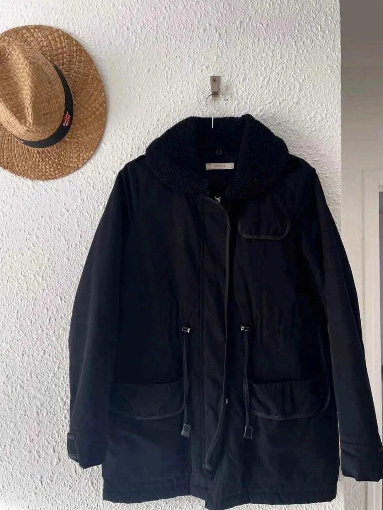 Parka noire Sessùn – Taille S – Coupe intemporelle - B-251124-4323