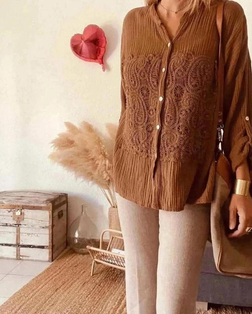 Chemise camel Made in Italy – TU