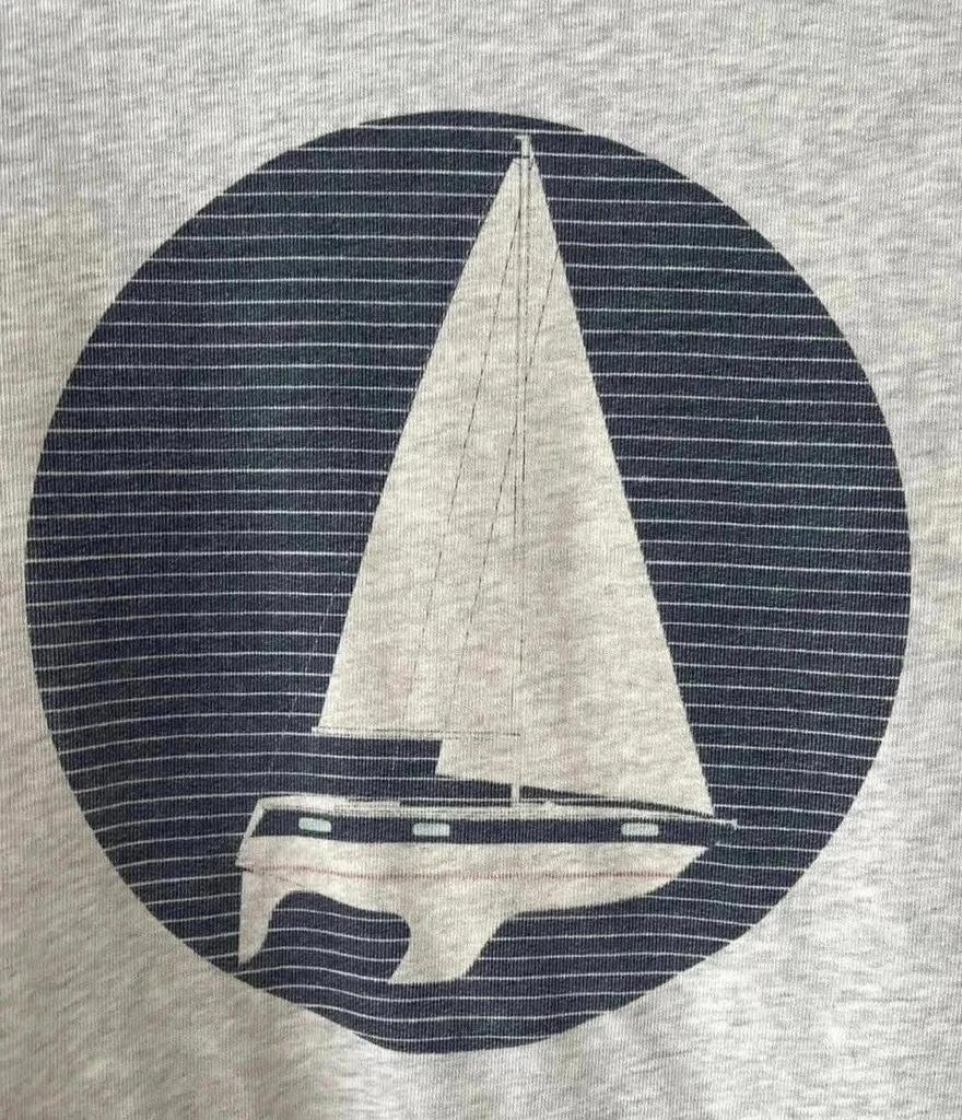 Sweat gris imprimé voilier A.p.c – Taille S