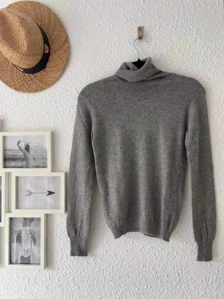Pull col roulé cachemire gris – Antoine Pérès Paris – Taille 34/36 -b-250926-4217