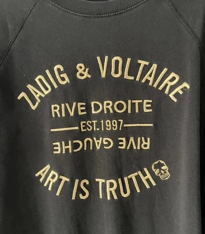 Sweat Zadig & Voltaire Walky brodé noir – Taille 38
