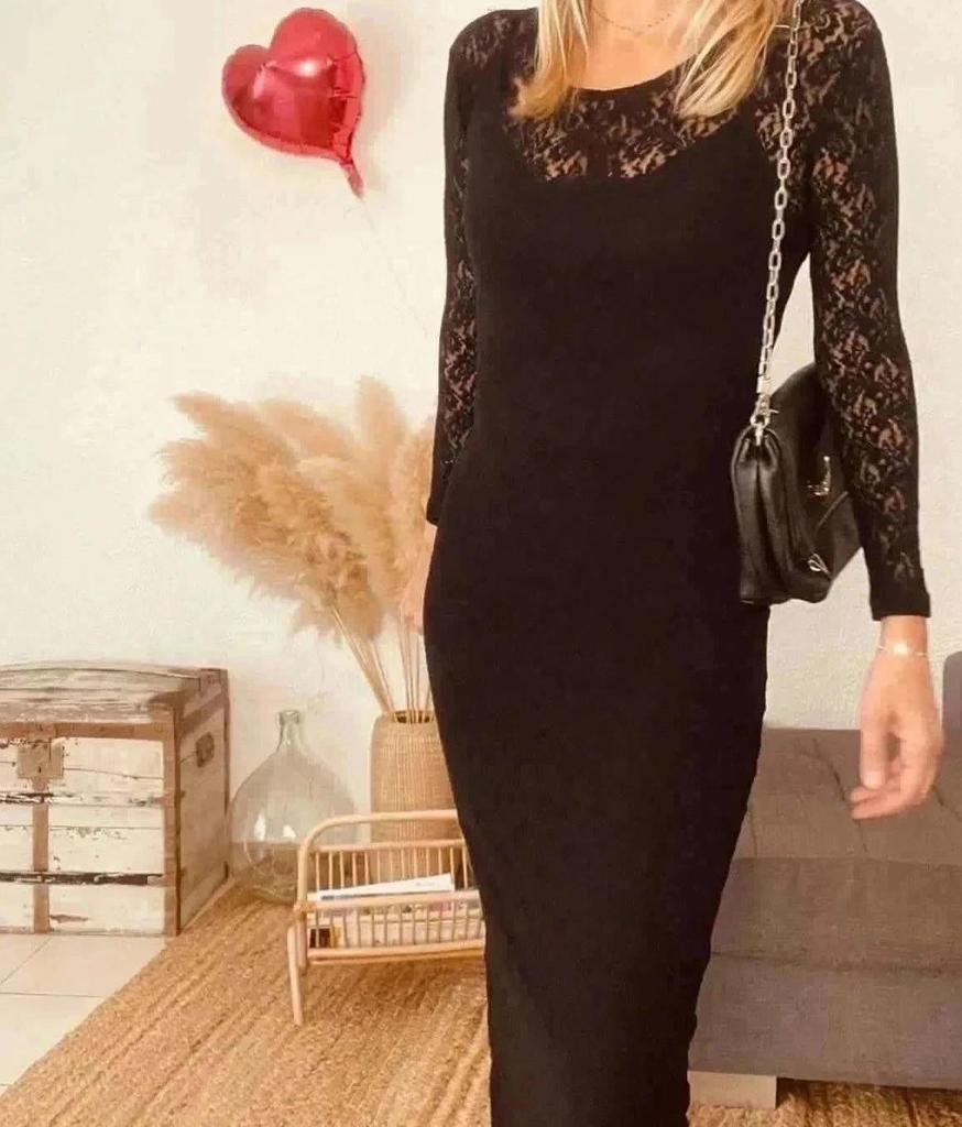 Robe longue noire Irie – Taille S - B-231001-2516