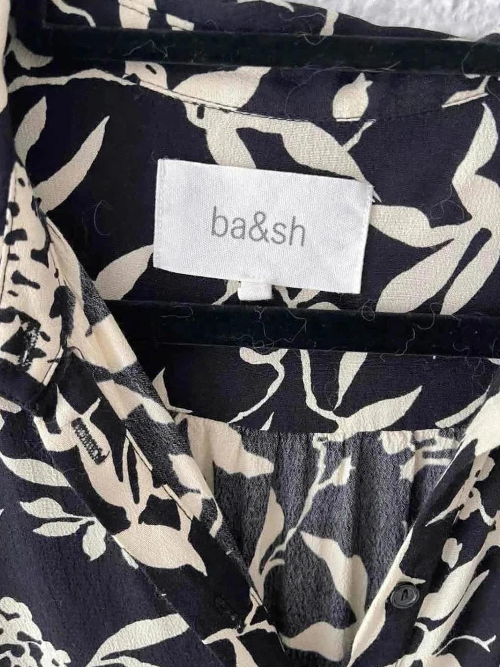 Combinaison ba&sh imprimée noir & écru – Taille 2 - 38