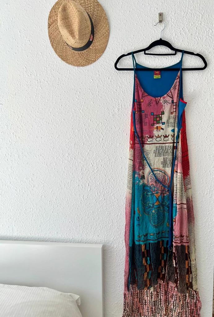 Robe Save the Queen imprimée graphique - Taille L