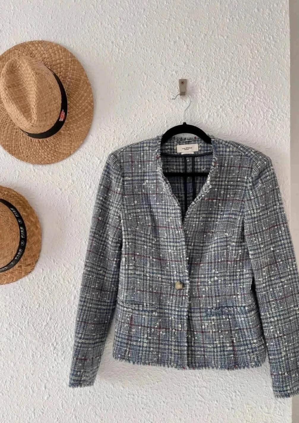 Veste tweed Isabel Marant Étoile Bleu/gris - Taille 36