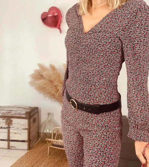 Combinaison fleurie Rouje - Taille 38