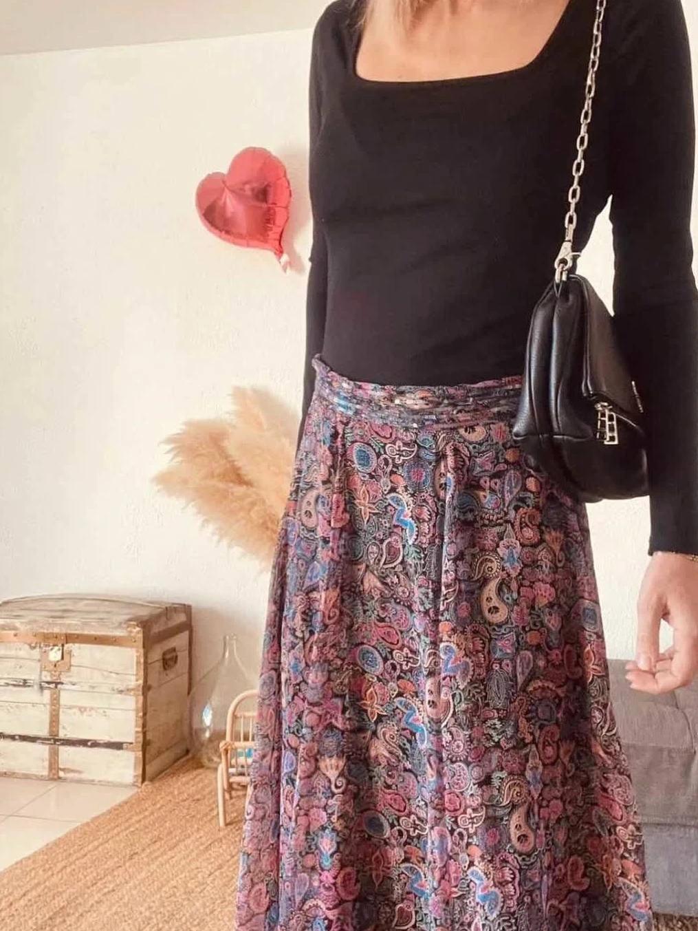 Jupe longue Zadig & Voltaire Joyo Mandala – T36