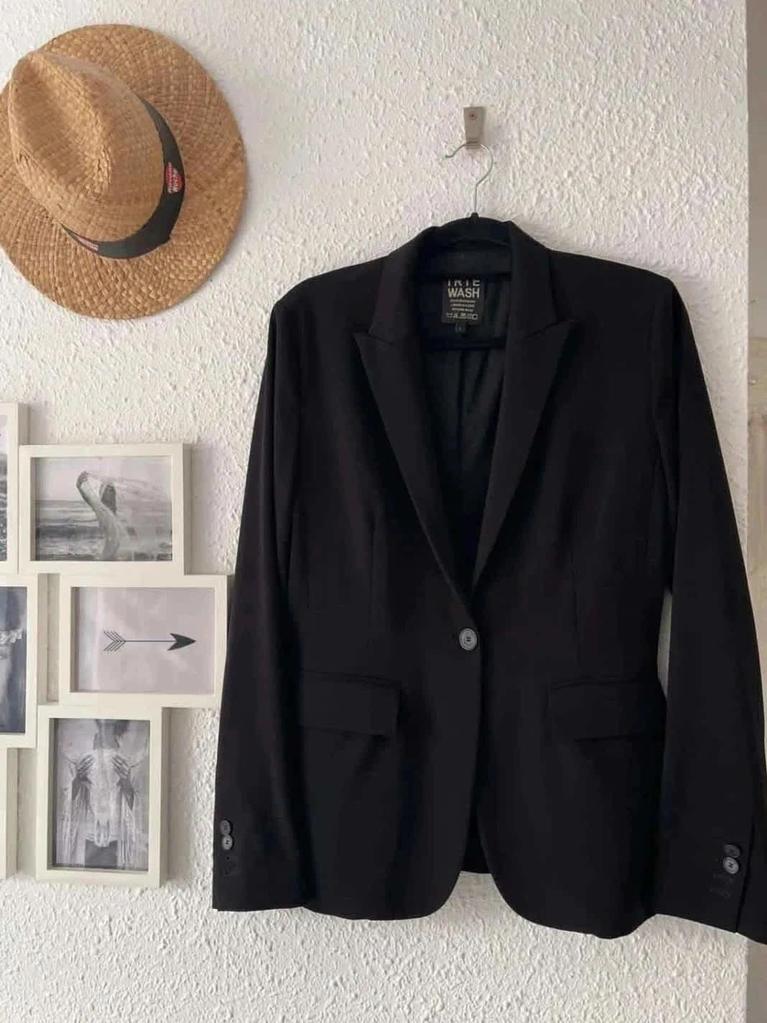 Veste blazer noire Irié Wash– Taille L – Coupe chic