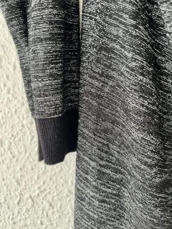 Robe Sandro gris chiné fils métalliques / finitions noires - taille 38