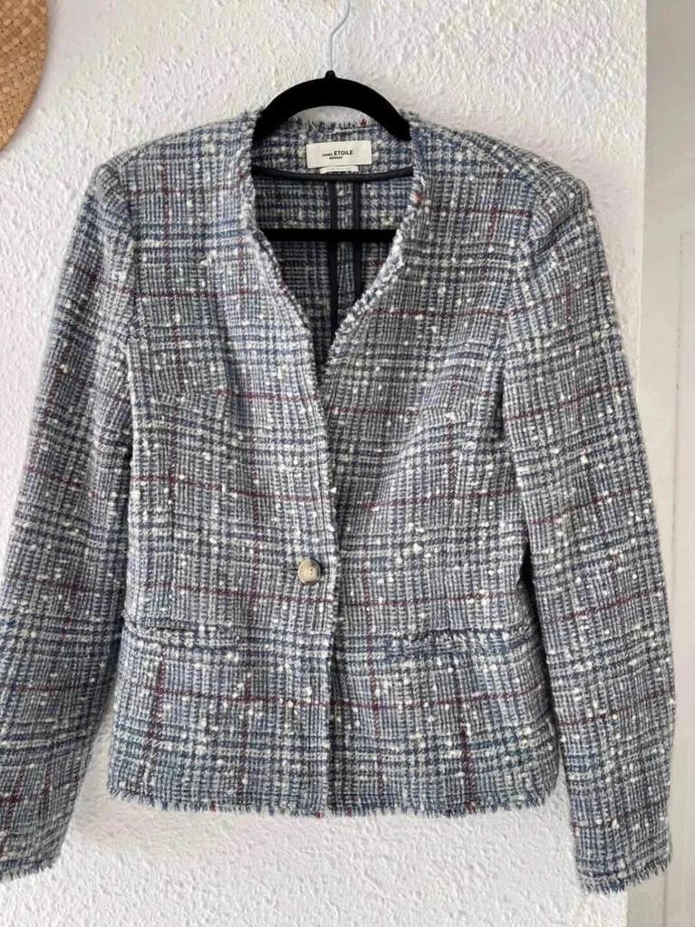 Veste tweed Isabel Marant Étoile Bleu/gris - Taille 36