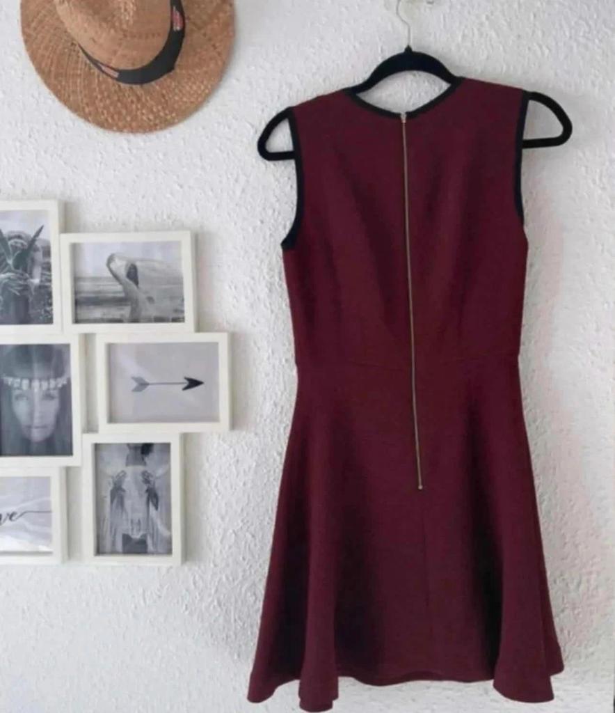 Robe skater bordeaux Sandro - taille 1 - B-251031-4330