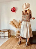 Jupe plissée Zara Woman argenté métallisé - taille L