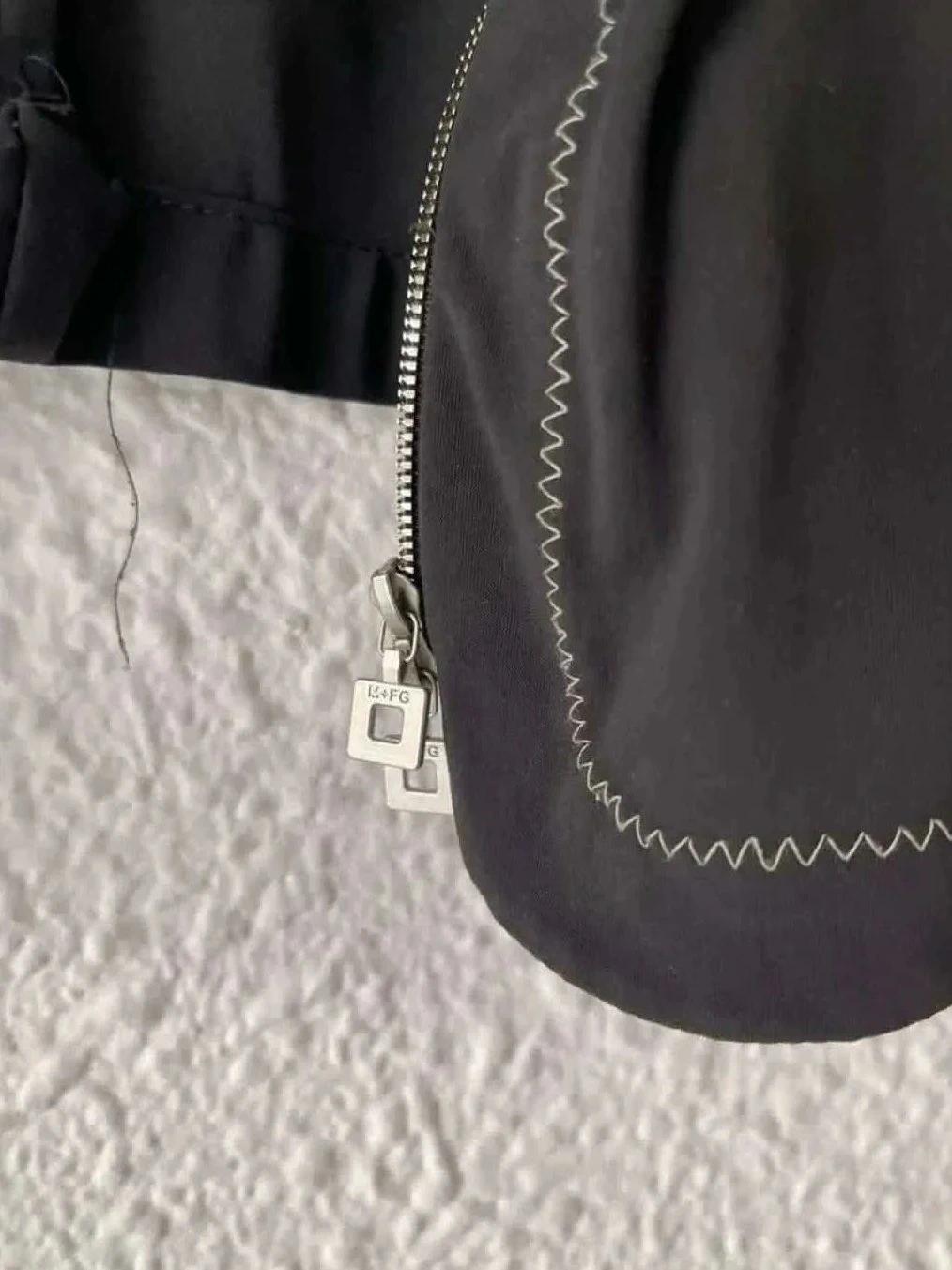 Veste noire Marithé + François Girbaud Cravatatakiller – Taille 38/40-b-250926-4200