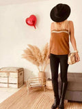 Bustier camel en daim véritable Bel Air - taille 36