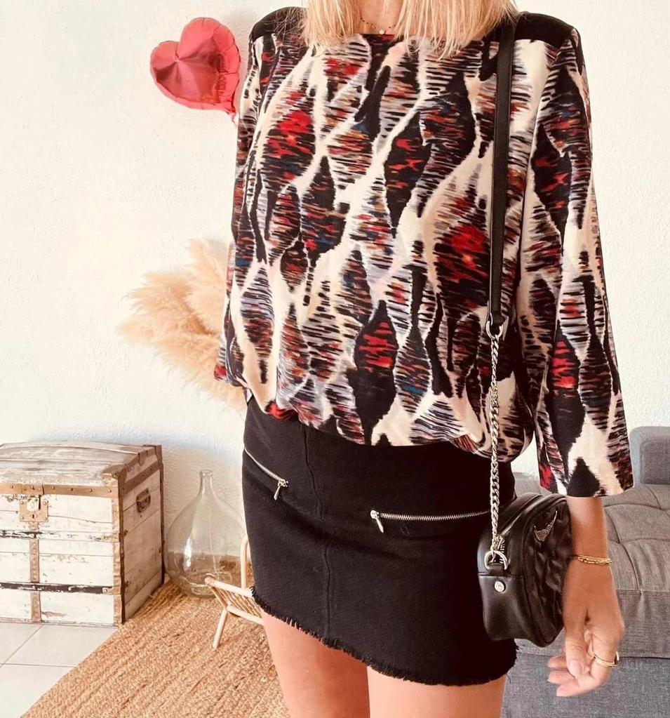 Blouse imprimée Gérard Darel – Taille 42